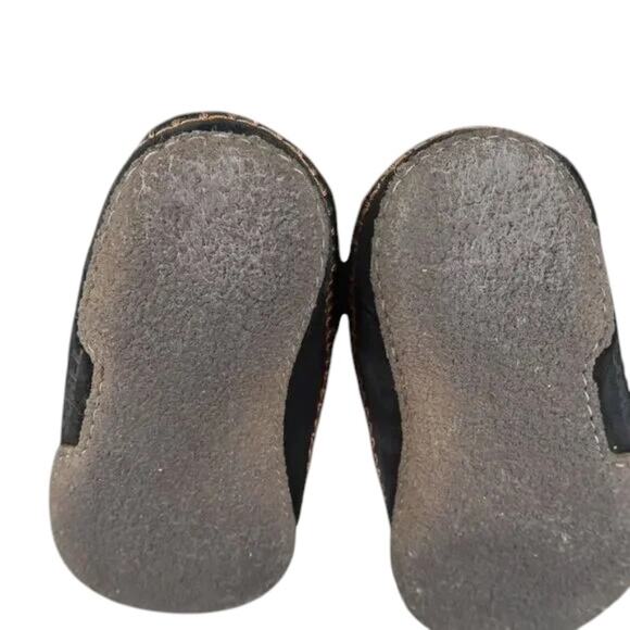 Sorel Shoes Mens 8 Slippers Falcon Ridge Slip On Leather Faux Fur Casual Black - Picture 11 of 15